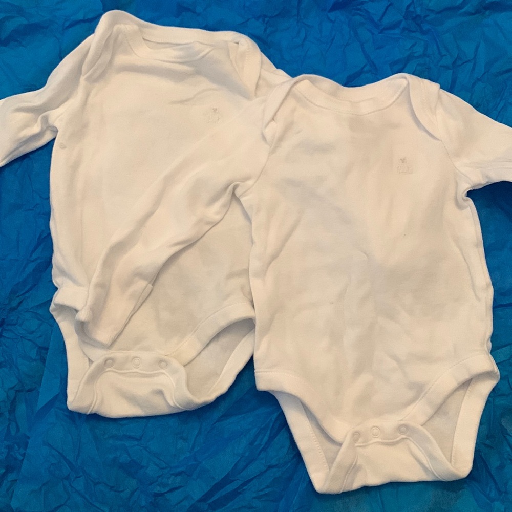 Baby GAP 100% Organic Cotton First Favorite Bodysuit (2-Pack) in White